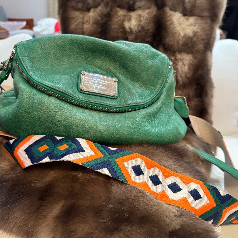 Marc Jacobd Green Leather Bag